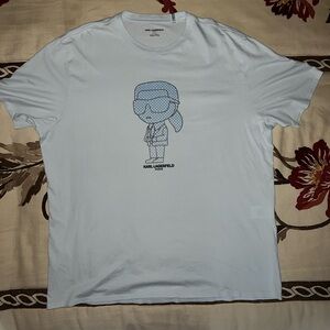 Karl Lagerfeld T-Shirt XXL White Iconic Design